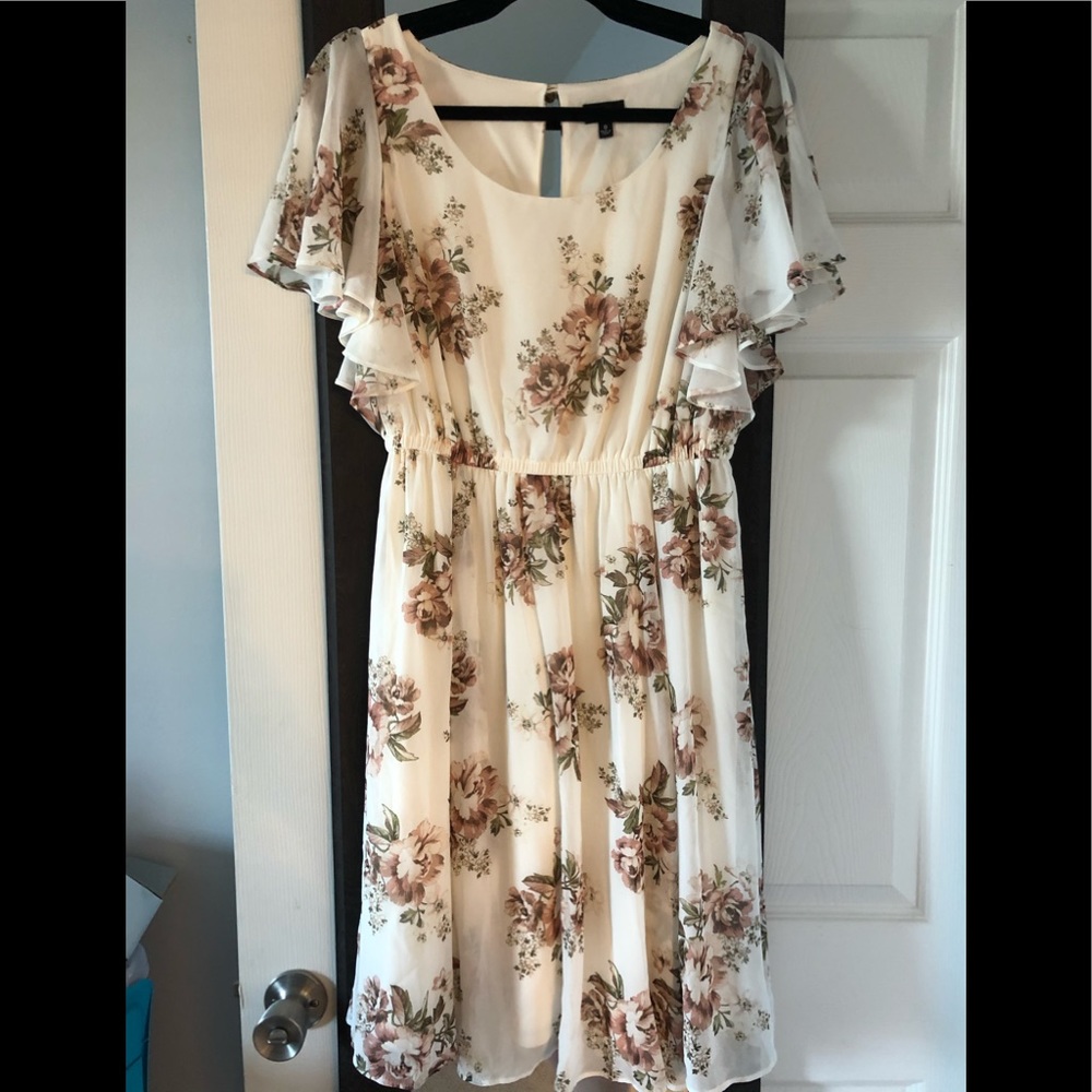 Breezy floral spring dress